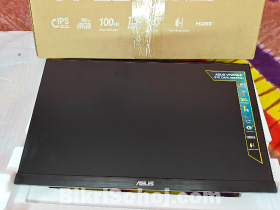 Asus VP229HF 21.5 inch, FHD IPS , 100hz, 1ms response time.